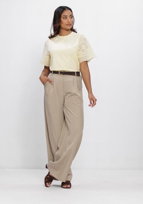 Gele Y.A.S. T-shirt YASLEX SS TOP W. EMB SLEEVES S. - large