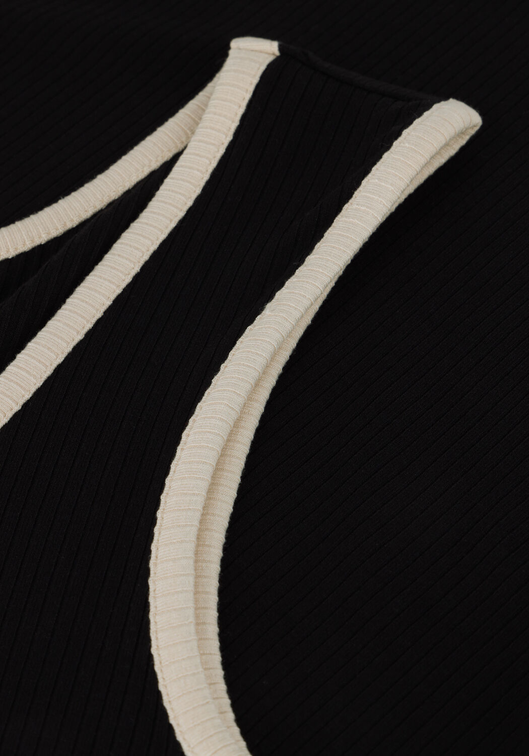 Zwarte OBJECT Top OBJJAMIE S/L SLI TANK TOP NOOS - large