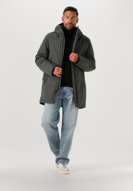 Donkergroene KRAKATAU Parka's 125200008 - large