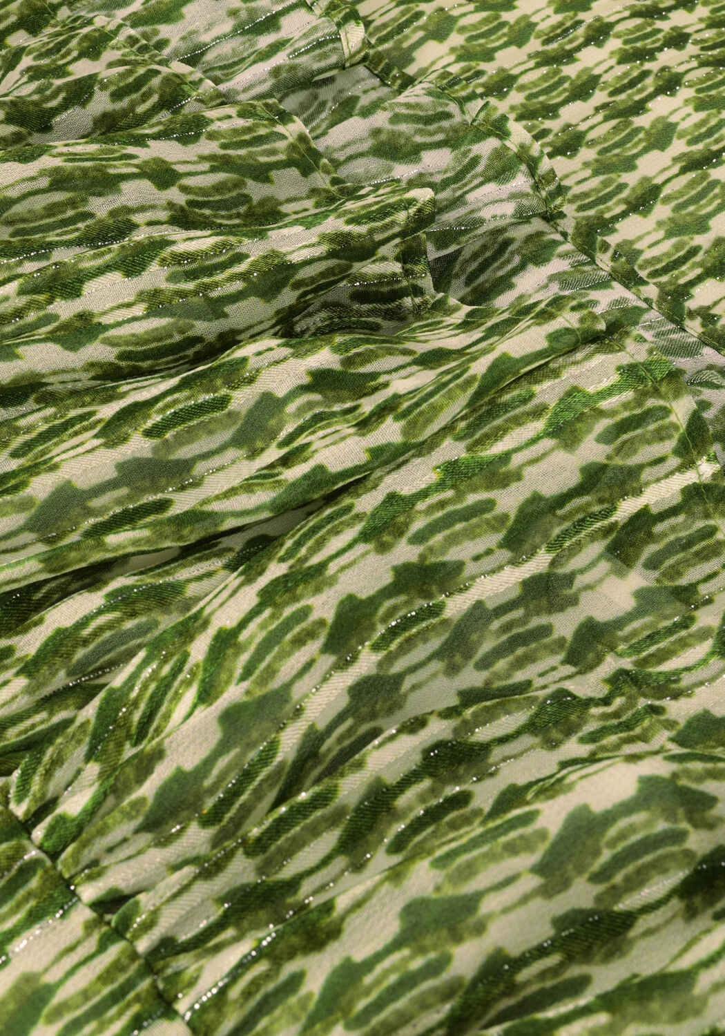 Groene NOTRE-V Mini jurk NV-BLAIR MINI DRESS - large