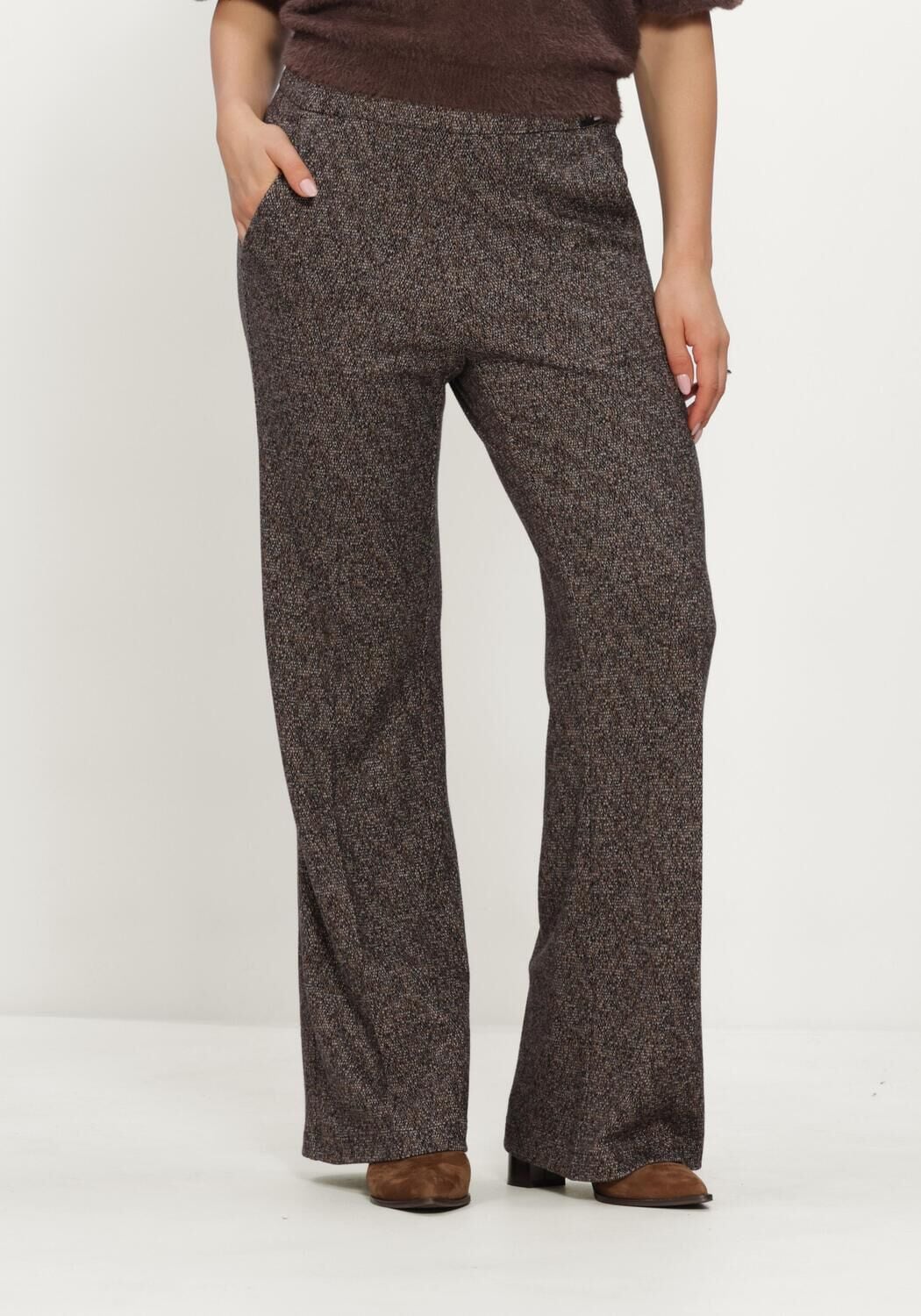 CAMBIO Dames Broeken Ava Utility Bruin