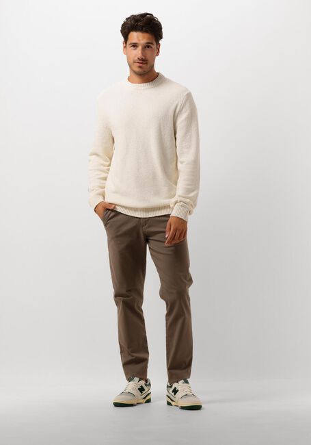 Beige SELECTED HOMME Trui SLHLOOP LS KNIT CREW NECK - large