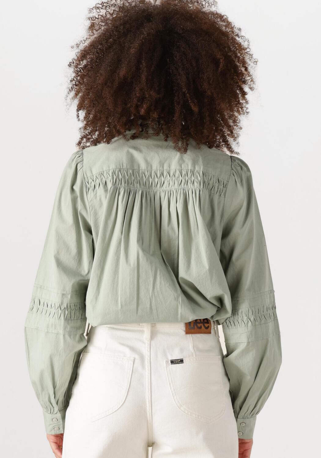 Y.A.S. Dames Blouses Yascreama Ls Shirt S. Groen