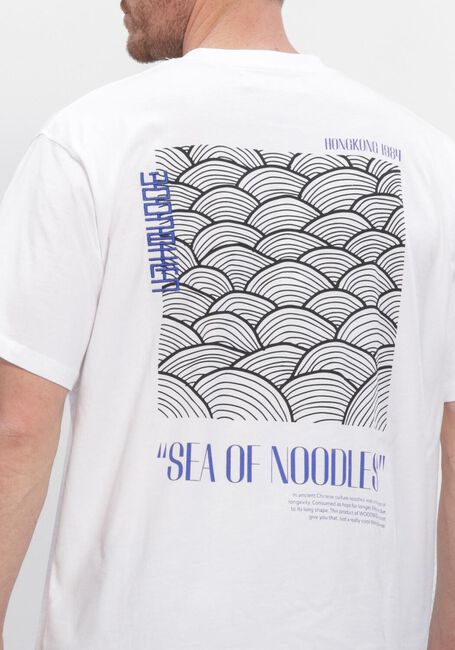 Witte WOODBIRD T-shirt WBBAINE SEA TEE - large