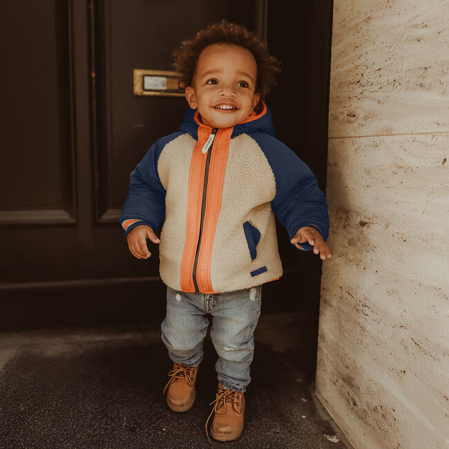 Beige YOUR WISHES Jack OLAF-TEDDY JACKET - large