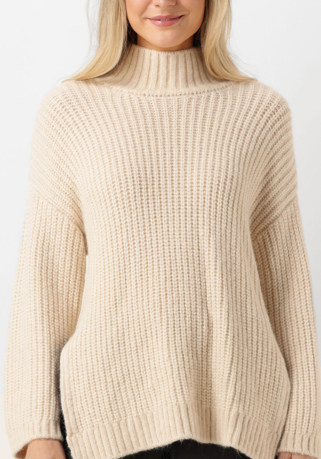 DANTE6 Dames Truien & Vesten Rayure Oversized Sweater Beige
