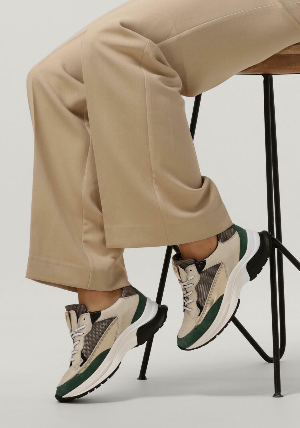 Groene RED-RAG Lage sneakers 71554 - large