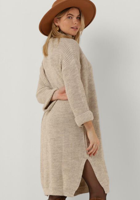 Gebroken wit SUMMUM Mini jurk TUNIC SWEATER ACRYLIC WOOL BLEND KNIT - large