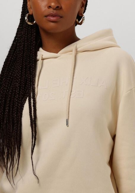 Ecru ALIX THE LABEL Trui LADIES KNITTED ALIX HOODIE - large