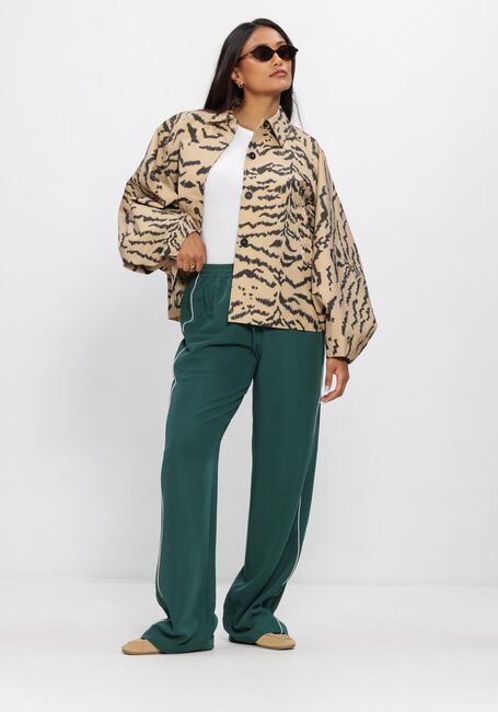 Groene CATWALK JUNKIE Broeken TRACKSUIT TROUSERS WITH PIPING - large