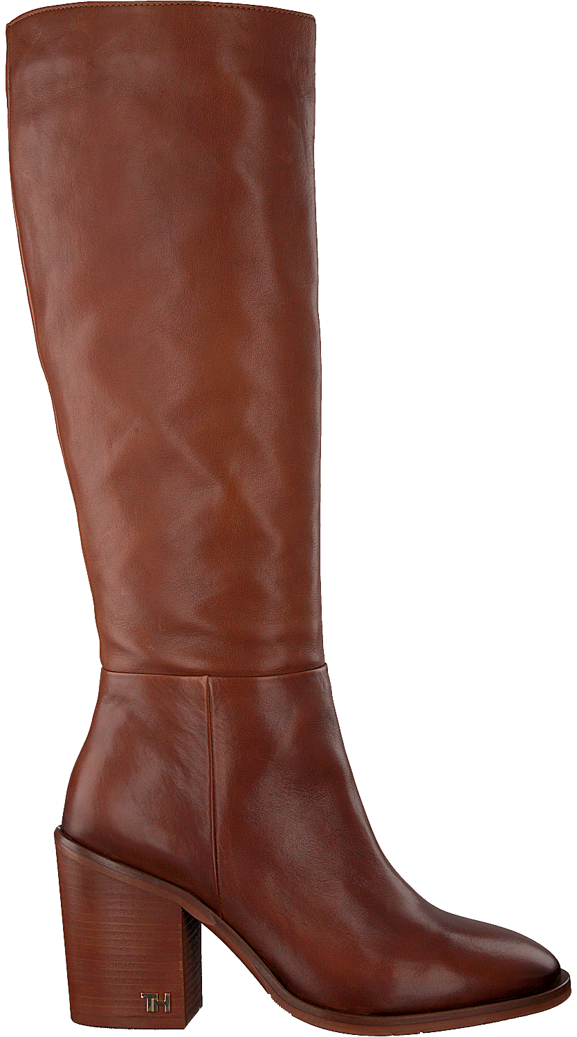 Zwarte TOMMY HILFIGER Enkellaarsjes CROCO LOOK DRESSY | Omoda