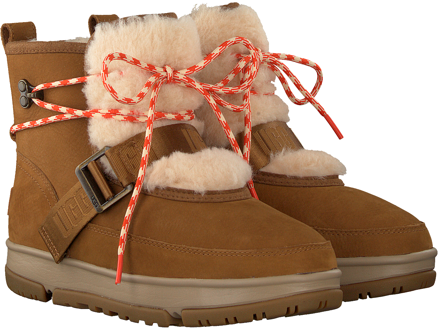 Bruine UGG Vachtlaarzen W CLASSIC WEATHER HIKER Bruine UGG Vachtlaarzen W CLASSIC WEATHER HIKER