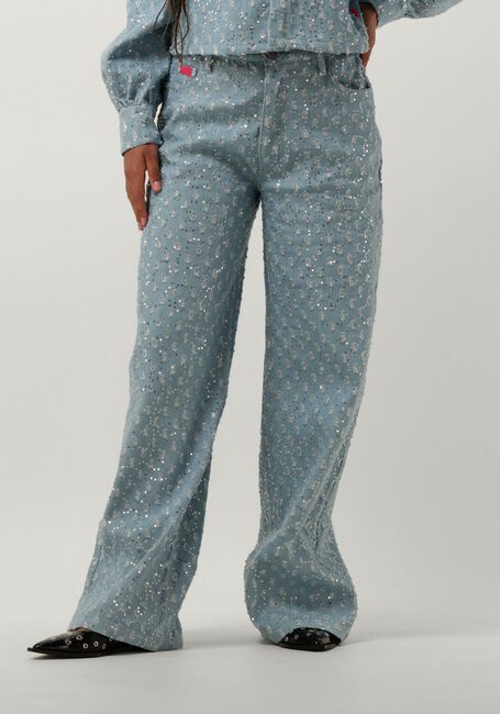 Donkerblauwe HARPER & YVE Wide jeans YVE-PA - large