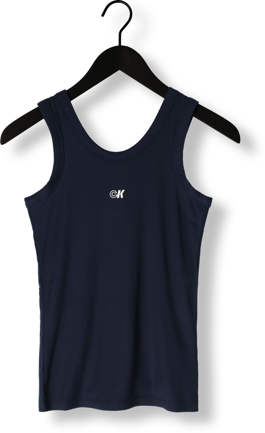 CALVIN KLEIN Dames Tops & T-shirts A-modal Rib Tank Donkerblauw