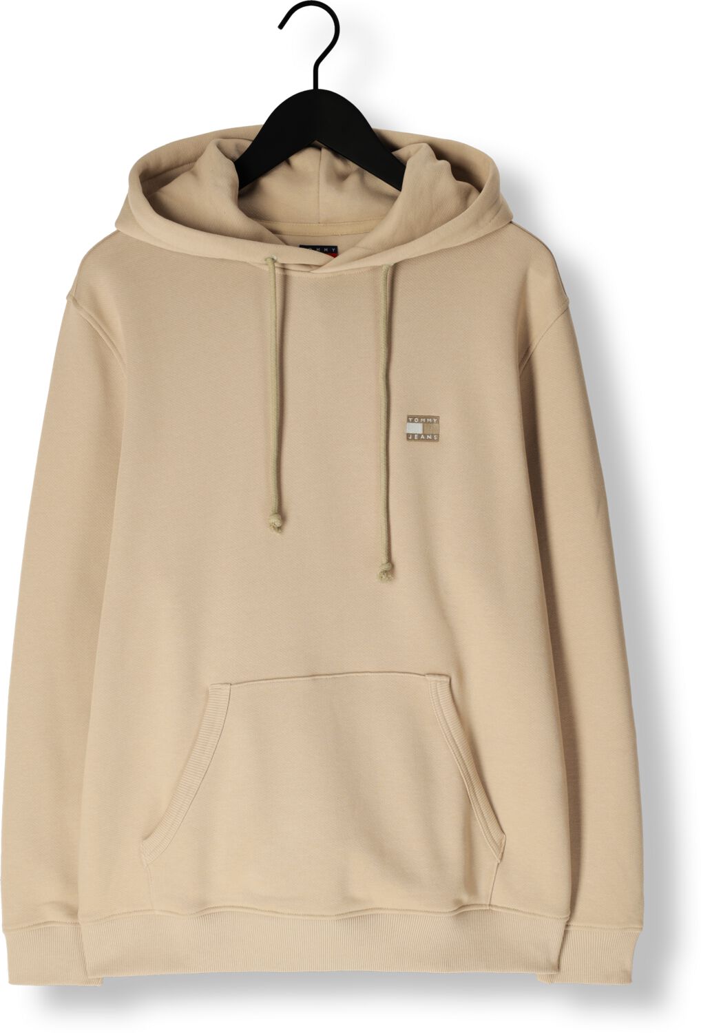 TOMMY JEANS Heren Truien & Vesten Tjm Reg Badge Hoodie Ext Beige