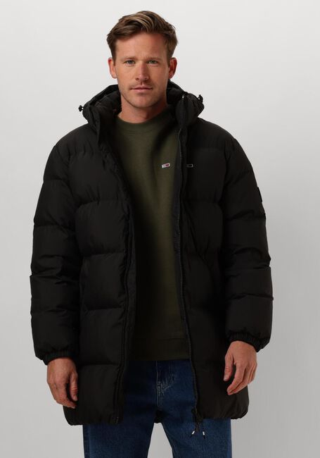 Zwarte TOMMY JEANS Parka's TJM ESSENTIAL DOWN PARKA - large