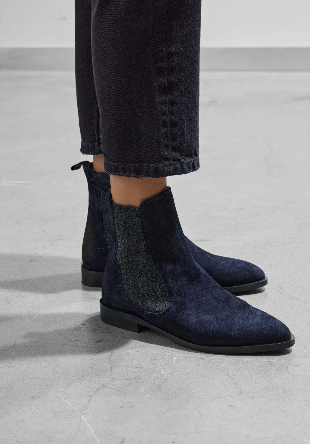 Blauwe STEFANO LAURAN Enkellaarsjes S3283 - medium