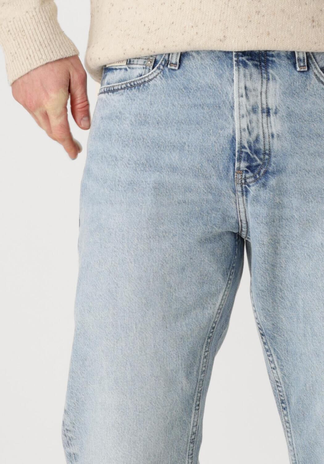 CALVIN KLEIN Heren Jeans Standard Straight Blauw