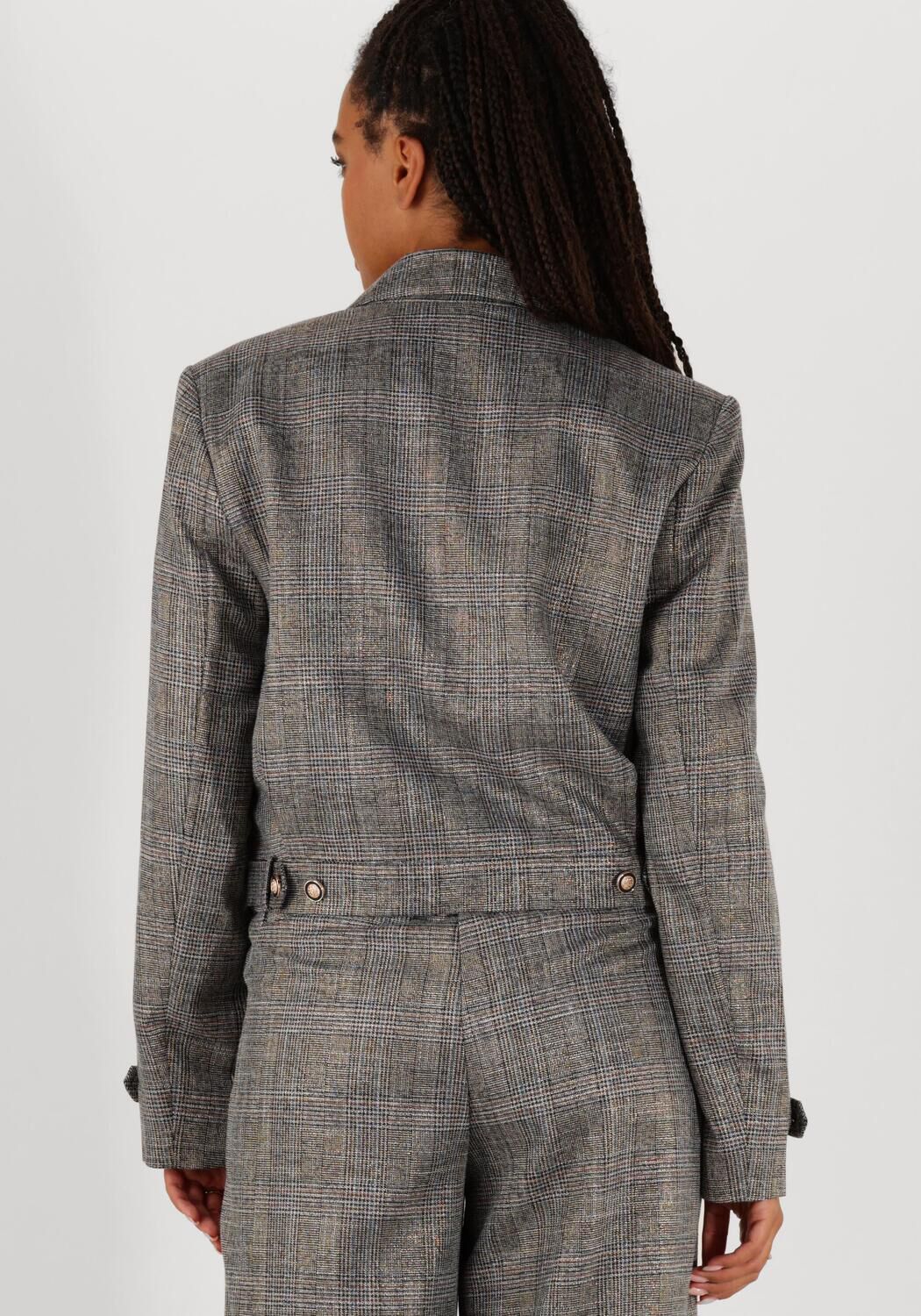 AAIKO Dames Blazers Ines Tweed Pes 540 Zwart
