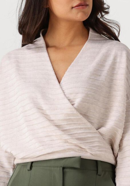 Gebroken wit ANOTHER LABEL Trui LEN KNITTED PULL L/S - large