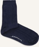 Donkerblauwe BECKSONDERGAARD Sokken GLITTER DRAKE SOCK - medium