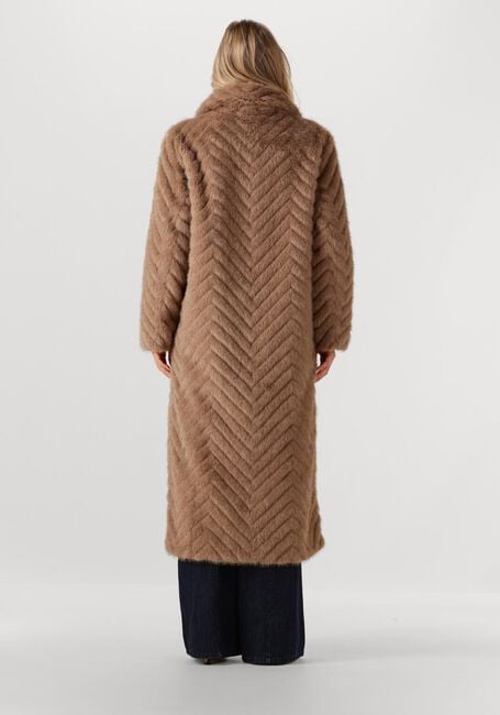 Camel STUDIO AR Faux fur jas SCARLET - large