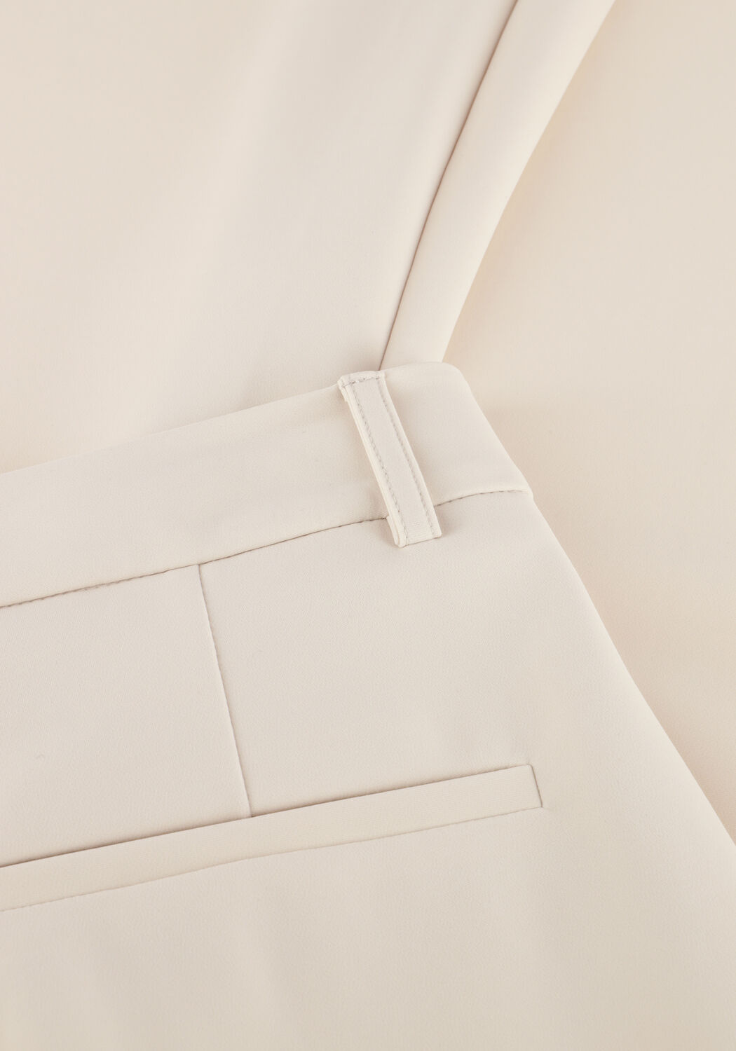 Ecru JAPAN TKY Wijde broek BAZY BONDED - large