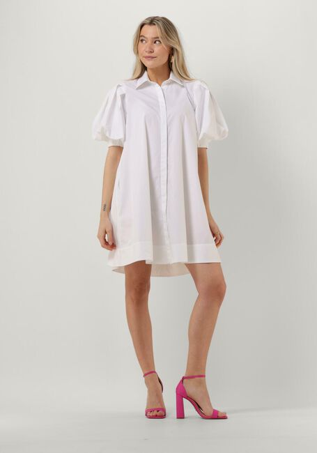 Witte EST'SEVEN Mini jurk EST’POPLIN DRESS VIN - large