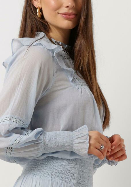 Lichtblauwe NOTRE-V Blouses VOILE BLOUSE - large