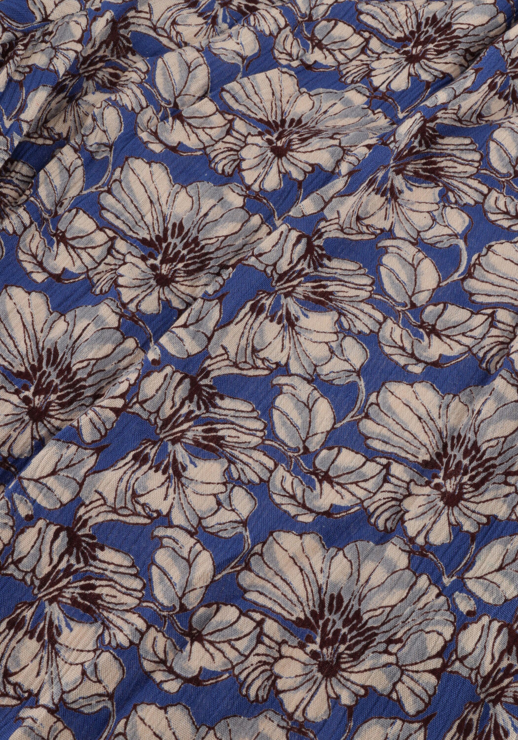 Blauwe BY-BAR Wijde broek WANDA TROPICO PANT - large