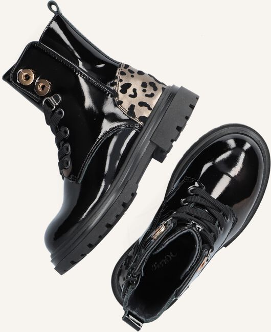 Zwarte PINOCCHIO Veterboots P1531 Zwarte PINOCCHIO Veterboots P1531 - large