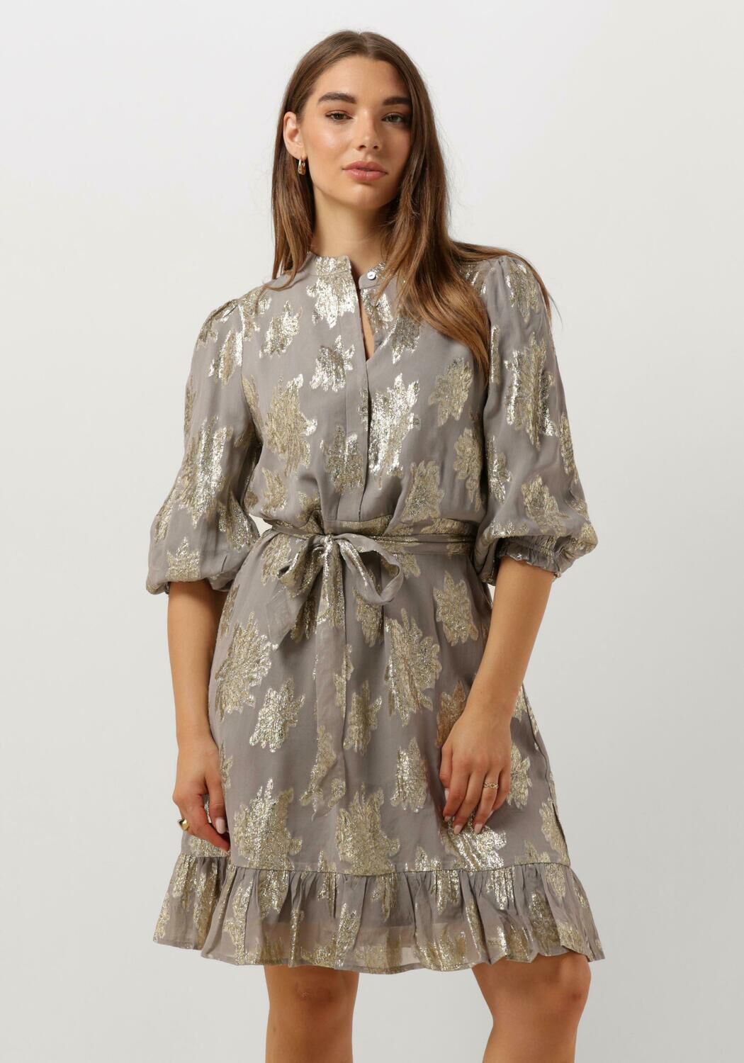 BRUUNS BAZAAR Dames Jurken Hollyhock Gabriela Dress Goud