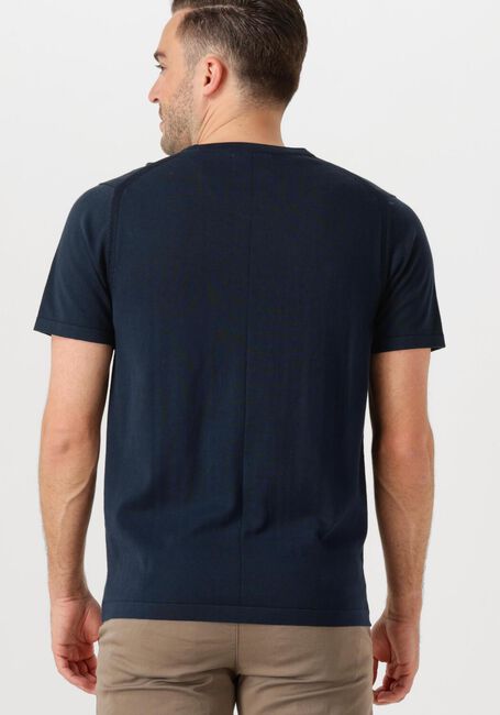 Donkerblauwe DSTREZZED T-shirt ZEKE TEE - large