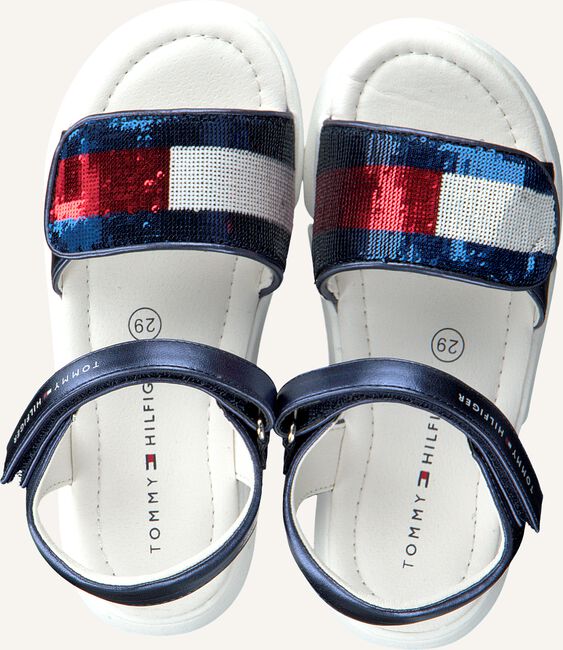 Blauwe TOMMY HILFIGER Platte sandalen VELCRO SANDAL Blauwe TOMMY HILFIGER Platte sandalen VELCRO SANDAL - large