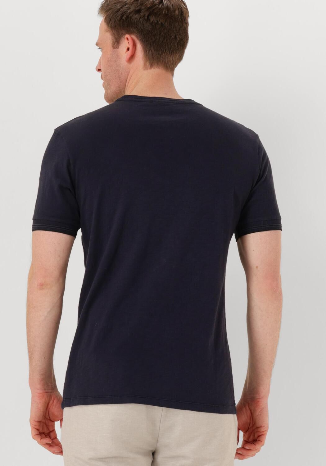 GENTI Heren Polo's & T-shirts T-shirt Ss J2007-1222 Donkerblauw