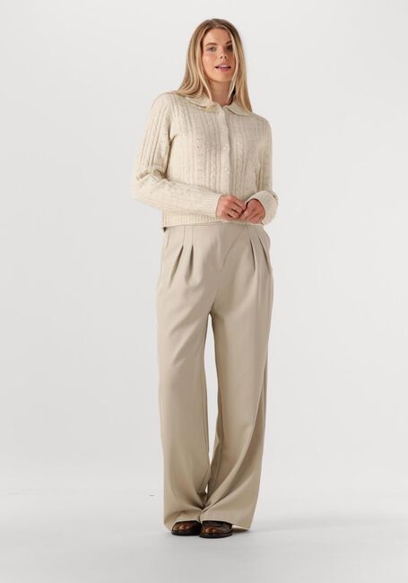 Ecru NEO NOIR Trui EMELIE KNIT CARDIGAN - large