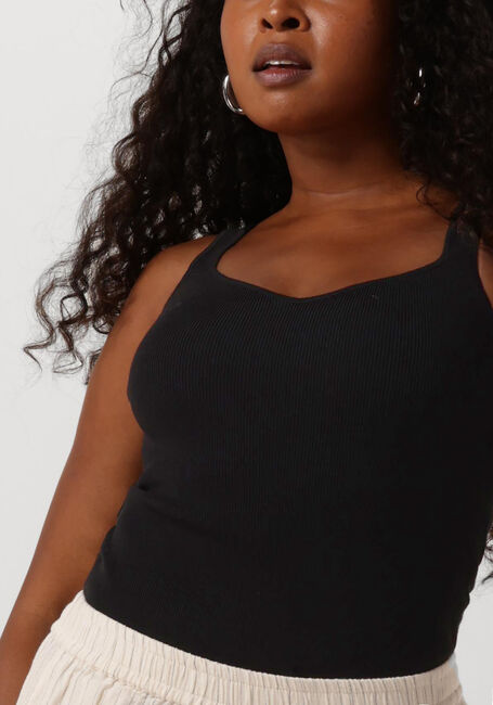 Zwarte NEO NOIR Top HANORA KNIT TOP - large