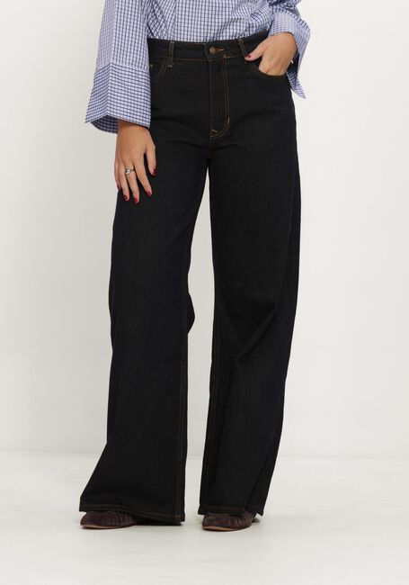 Zwarte MY ESSENTIAL WARDROBE Wijde broek MWOLINE 186 MID X-WID - large