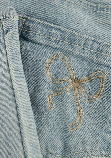 Blauwe DAILY7 Lange broeken DENIM FLARED FIT BOW - large