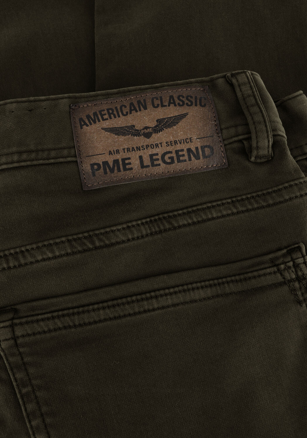 Groene PME LEGEND Slim fit jeans TAILWHEEL COLORED SWEAT - large