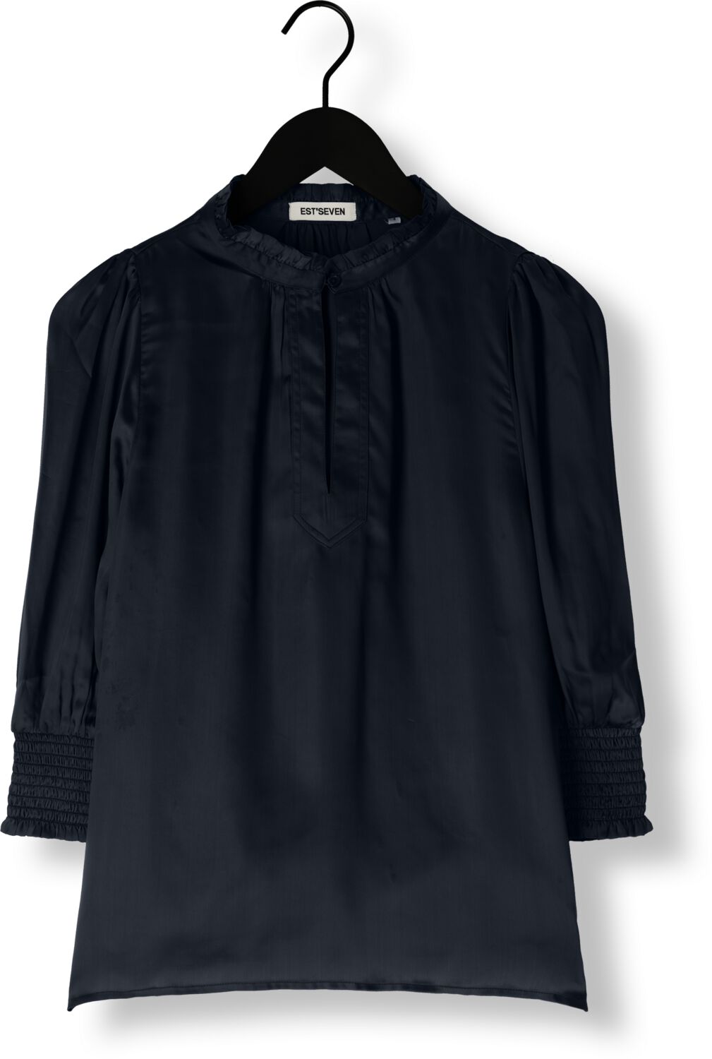 EST'SEVEN Dames Blouses Elise Blouse Bambu Donkerblauw