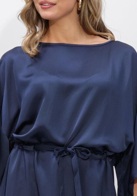 Blauwe SUMMUM Jurken DRESS HEAVY SILKY TOUCH - large