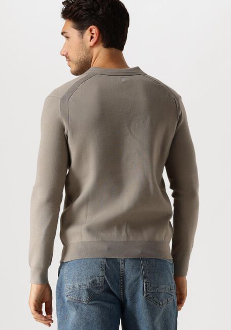 Taupe PURE PATH Polo REGULAR FIT KNITWEAR POLO808 - large