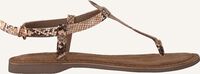 Beige LAZAMANI Platte sandalen 75.611 - medium