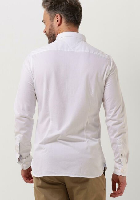 Witte TOMMY HILFIGER Klassiek overhemd 1985 KNIT SOLID SF SHIRT - large