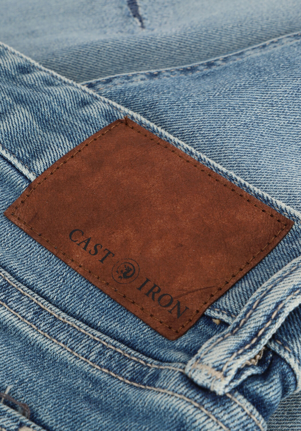 Blauwe CAST IRON Slim fit jeans RISER SLIM SOFT SUMMER VINTAGE - large