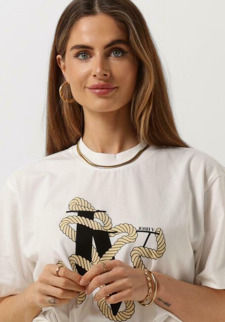 Witte JOSH V T-shirt TEDDY JV ROPE - large