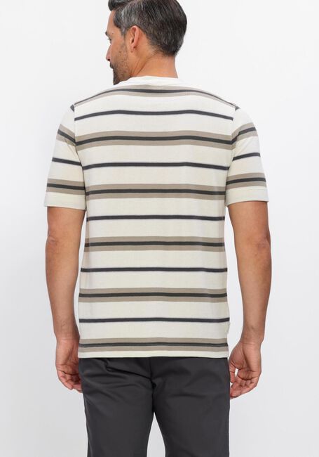 Multi CAST IRON T-shirt REGULAR FIT STRIPE WAFFLE - large