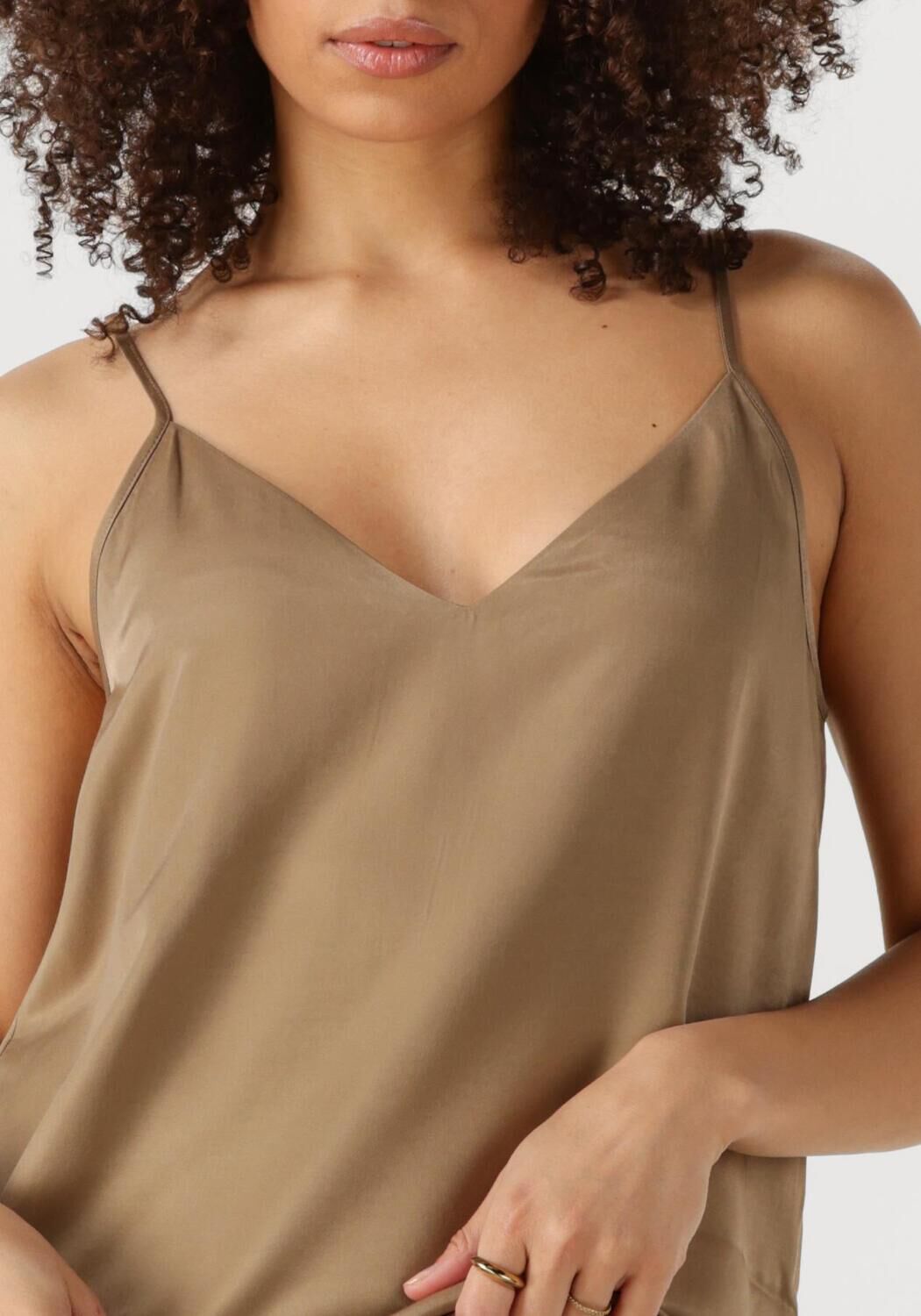 MY ESSENTIAL WARDROBE Dames Tops & T-shirts Estellemw Strap Top Beige