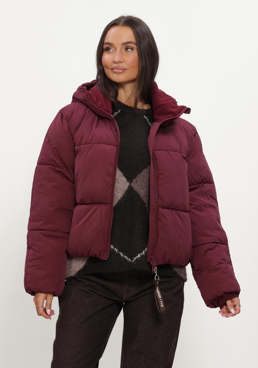 Bordeaux HARPER & YVE Gewatteerde jas IBBY-JA - large